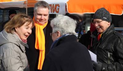 Intensiver Austausch mit interessierten B�rgern