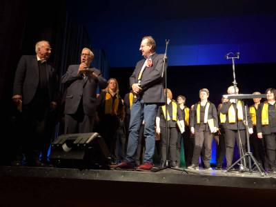 01.12.2019: Spenden�bergabe f�r die Kapelle im Park. 