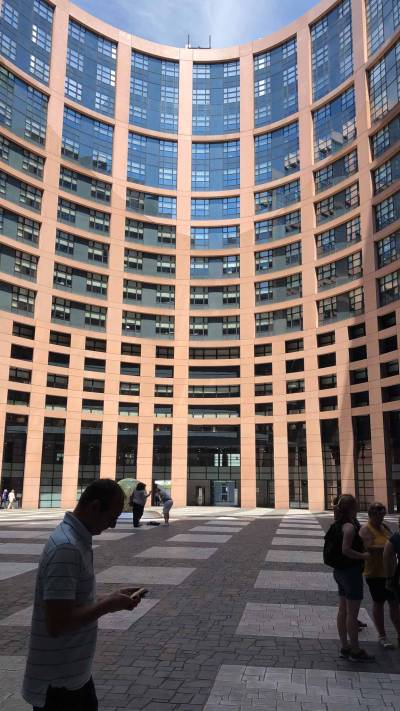 19.06.2019: Betriebsausflug der Gemeindeverwaltung mit Besuch des Europ�ischen Parlamentes in Stra�burg