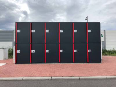 15.06.2020: Die Park-&-Ride-Anlage in Limburgerhof.